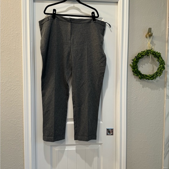 Dorothy Perkins (UK Brand) herringbone grey slacks - Picture 1 of 3